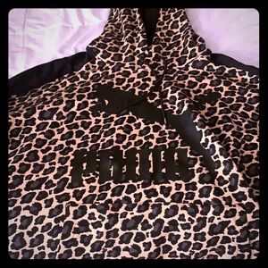 Leopard print puma hoodie